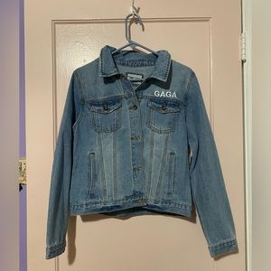 BRAND NEW WITH TAGS Lady Gaga Jean Jacket Size XL